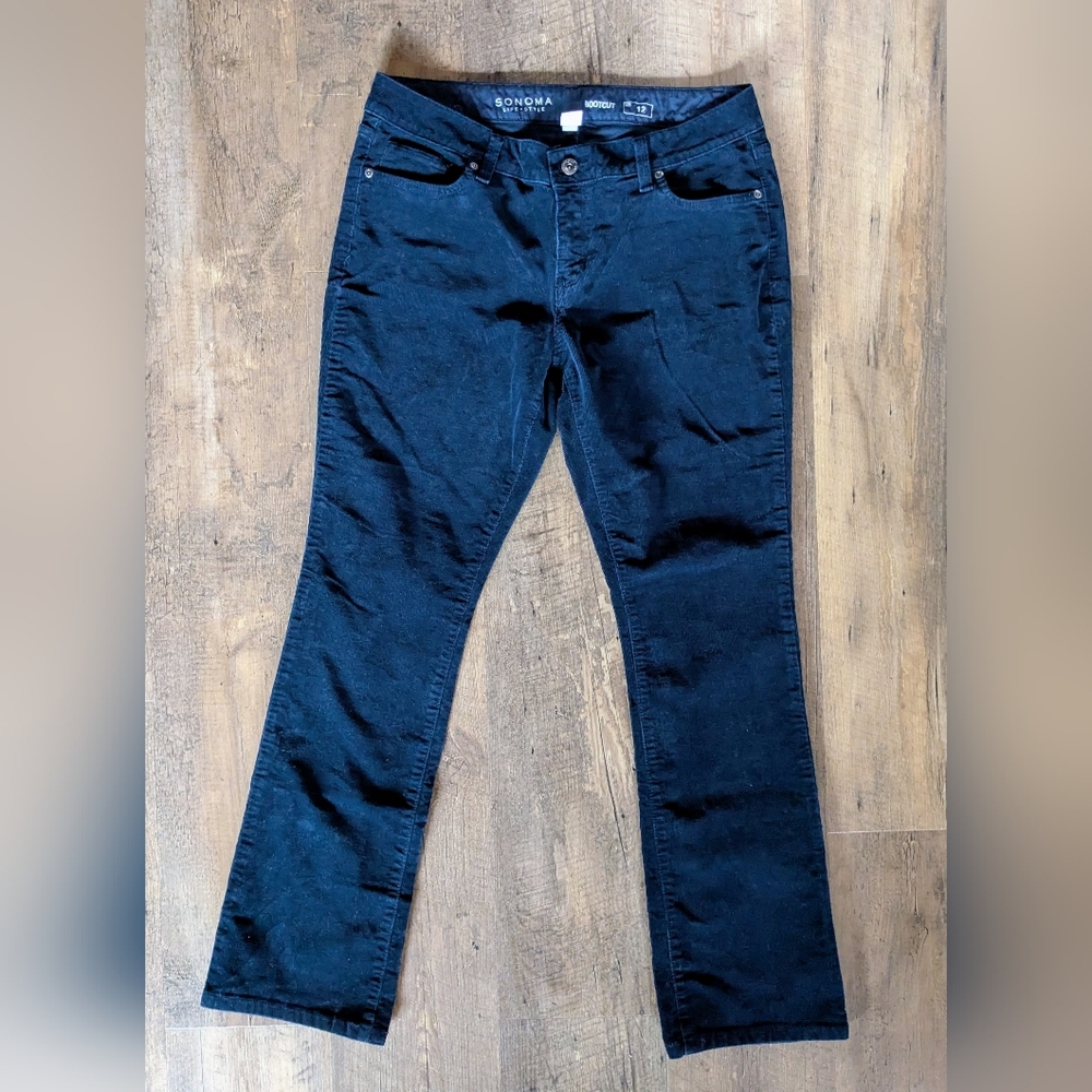 Sonoma Navy Blue Bootcut Jeans